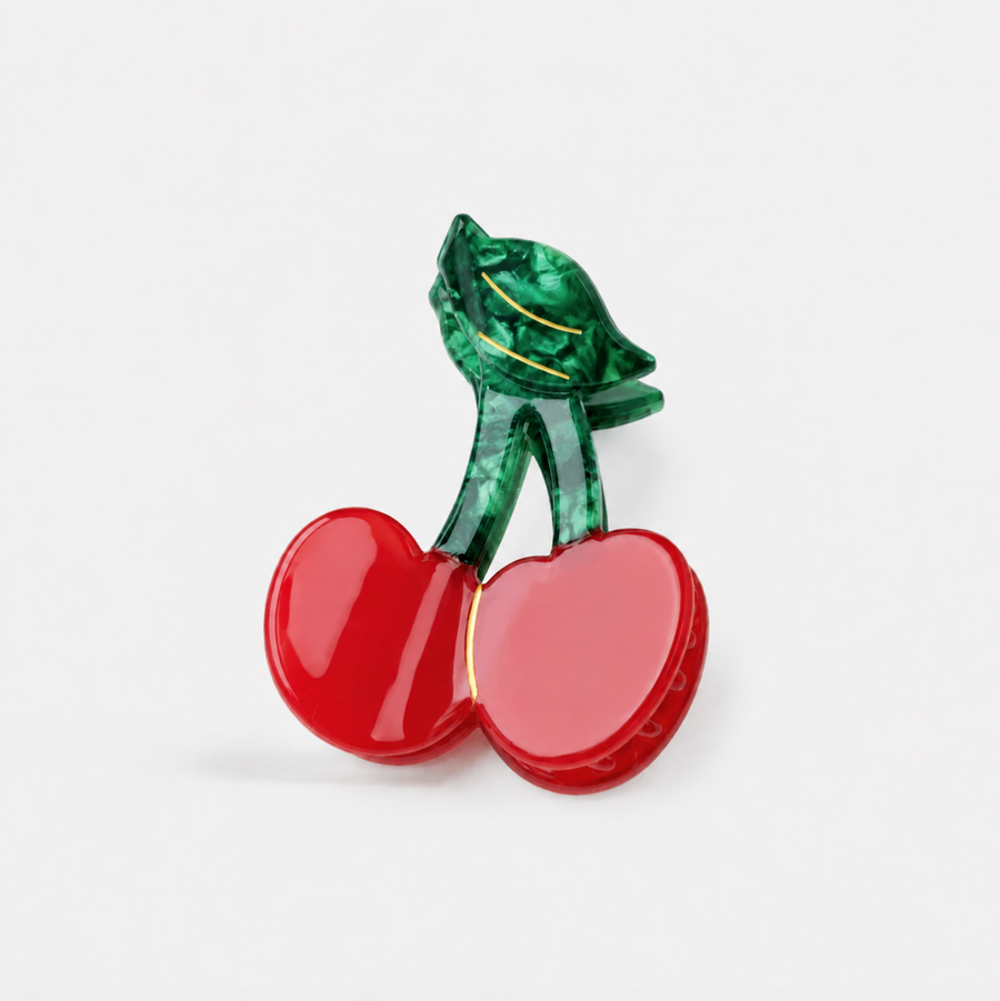 Cherry Hair Claw