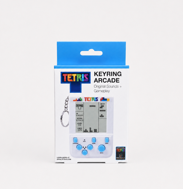 Tetris Keyring Arcade Game - Retro Fun