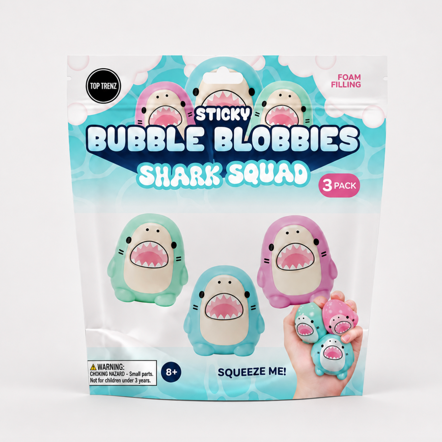 Sticky Bubble Blobbies Shark Squad