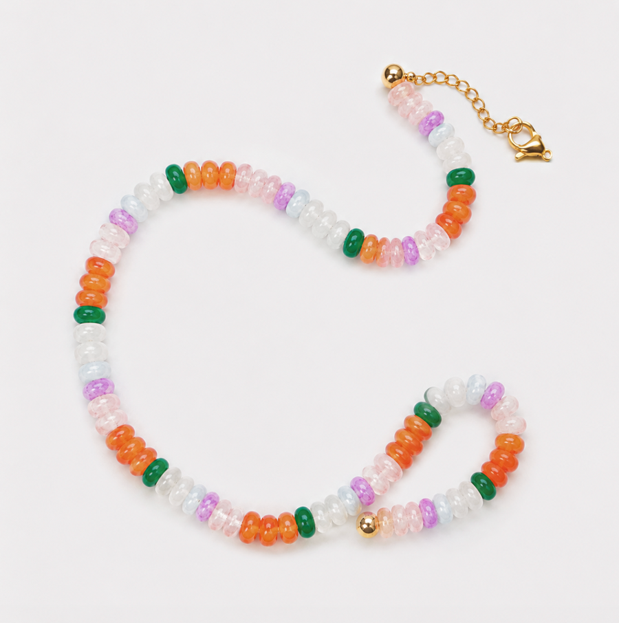 Freshly Squeezed - Rainbow Gemstone Necklace