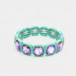 Chunky Enamel Bracelet, Disco Queen