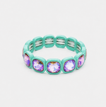 Chunky Enamel Bracelet, Disco Queen