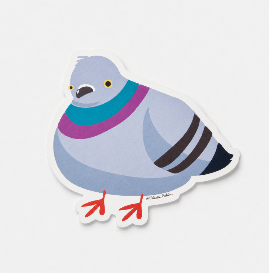 pigeon vinyl sticker