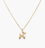 Balloon Dog 18K Gold Plated Necklace