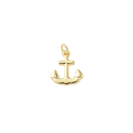 Gold Harbor Anchor Charm