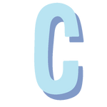 monogram-letter-C-blue-large