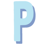 monogram-letter-P-blue-large
