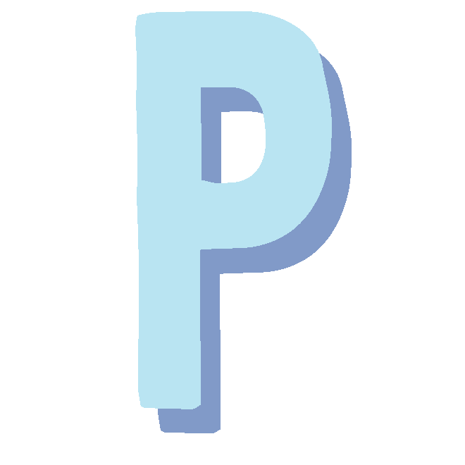 monogram-letter-P-blue-large