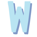 monogram-letter-W-blue-large