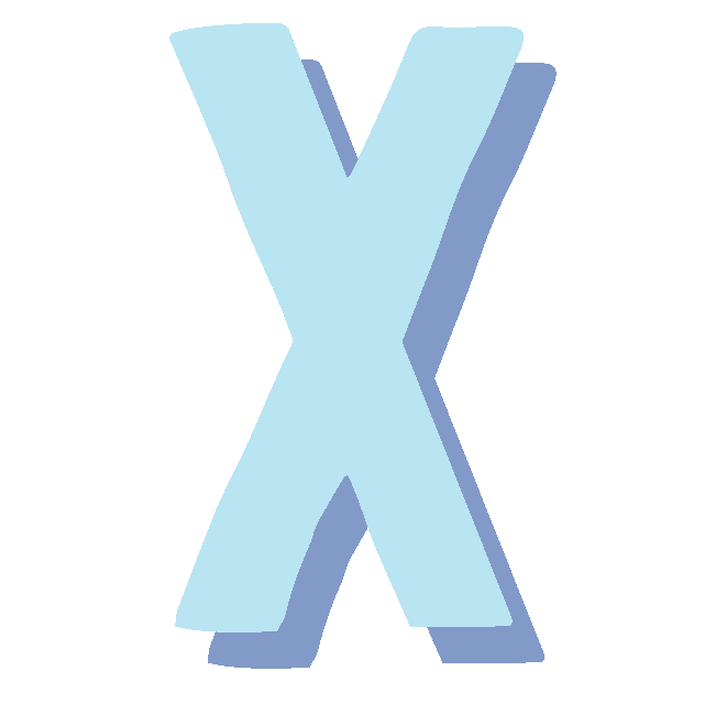 monogram-letter-X-blue-large