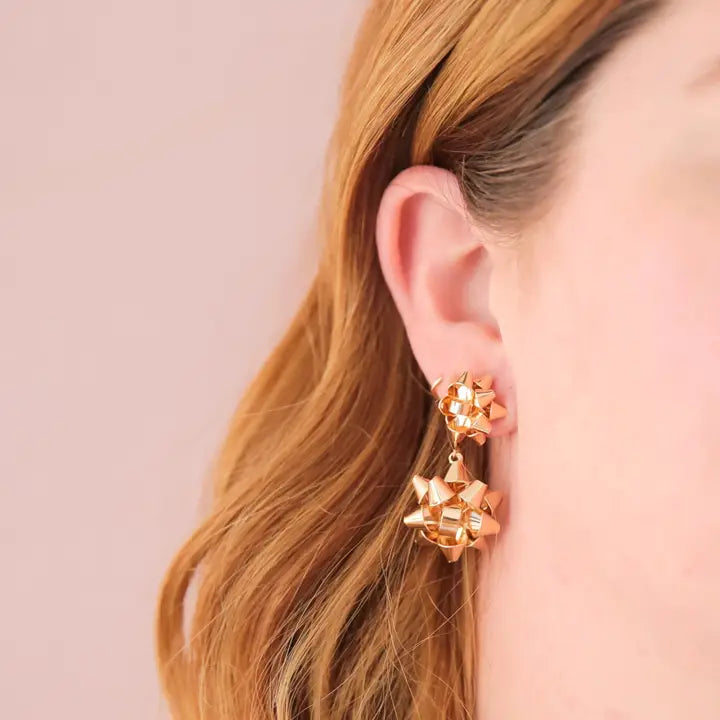 Bow Earrings (Double)