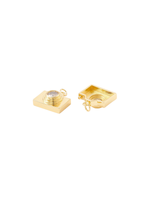 Gold Say Cheese Small Camera Charm