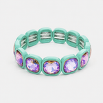 Chunky Enamel Bracelet, Disco Queen