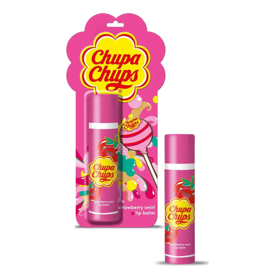 Chupa Chups Lip Balm, Strawberry Swirl