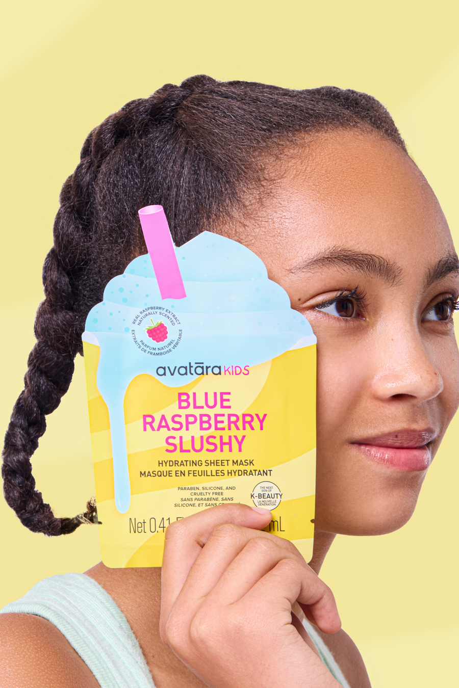Blue Raspberry Slushy Kid's Mask