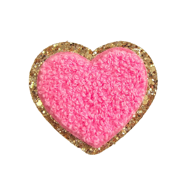 Heart Patch, Bubblegum Pink