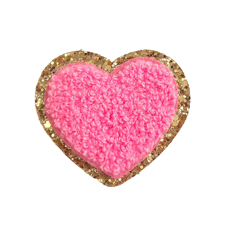 Heart Patch, Bubblegum Pink