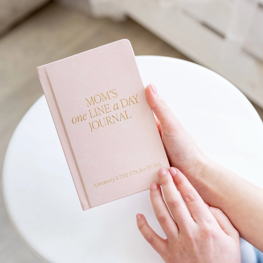 Mom's One Line A Day Leather Journal