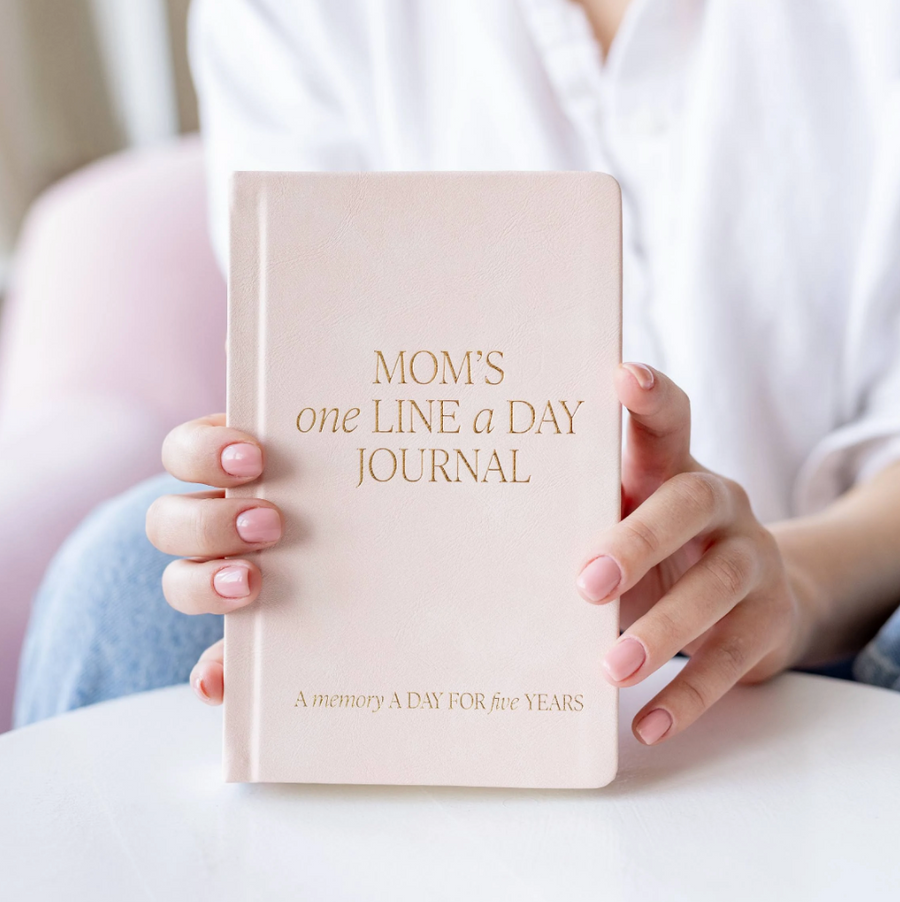 Mom's One Line A Day Leather Journal
