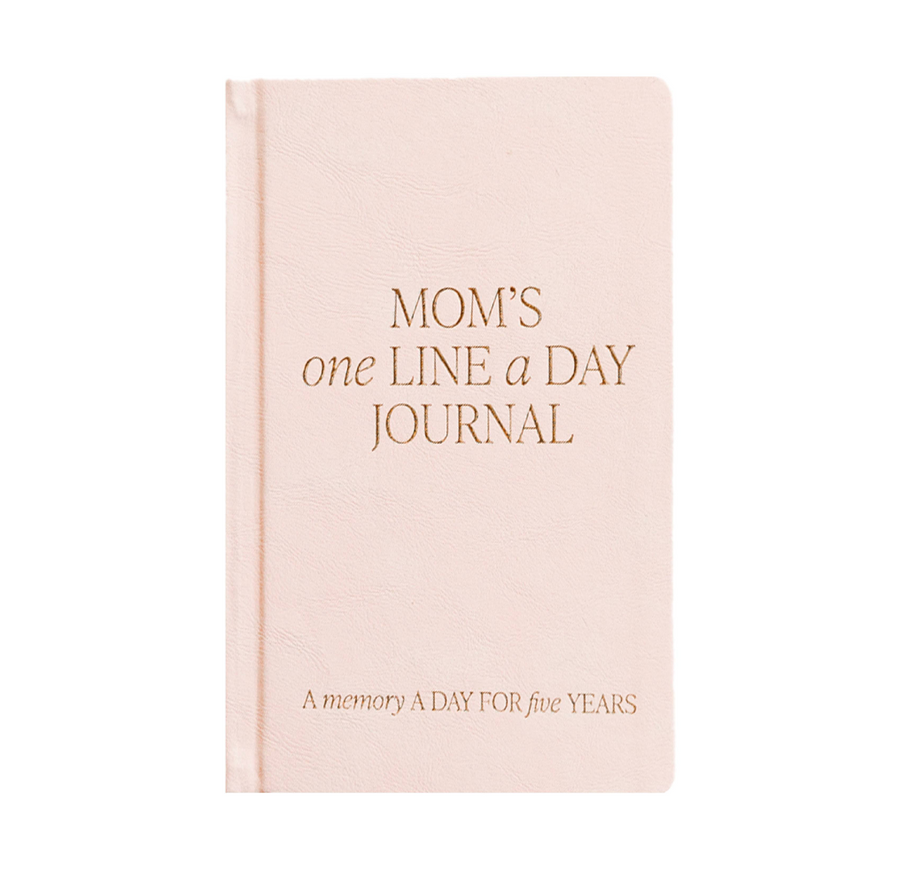 Mom's One Line A Day Leather Journal