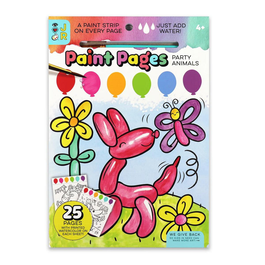 Paint Pages: Party Animals