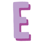 monogram-letter-E-purple-large