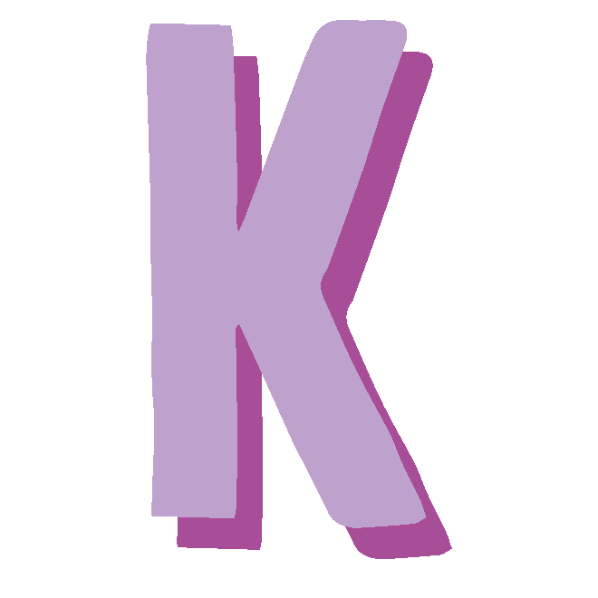 monogram-letter-K-purple-large