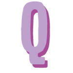 monogram-letter-Q-purple-large