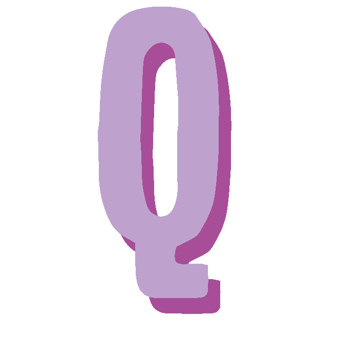 monogram-letter-Q-purple-large