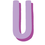 monogram-letter-U-purple-large