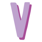 monogram-letter-V-purple-large