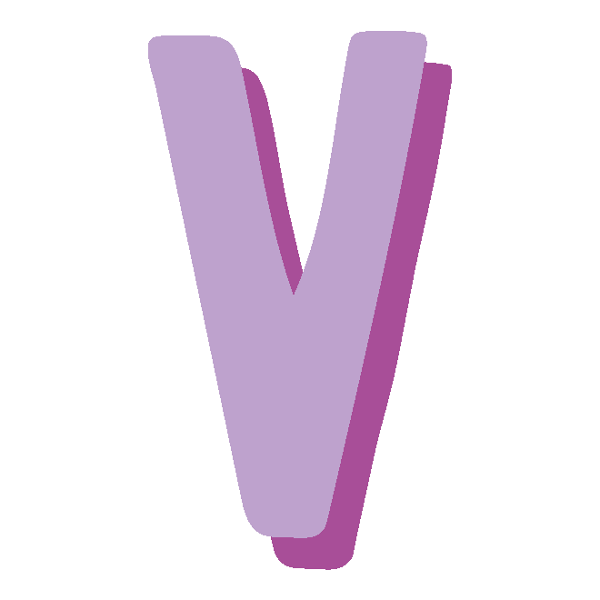 monogram-letter-V-purple-large