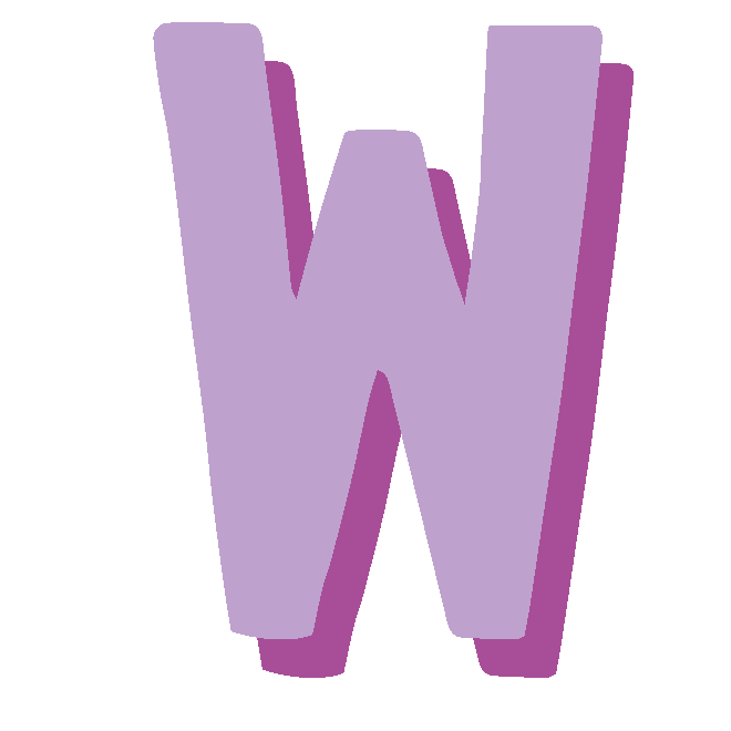 monogram-letter-W-purple-large