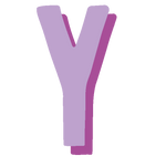 monogram-letter-Y-purple-large