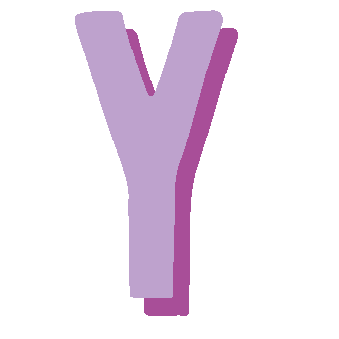 monogram-letter-Y-purple-large