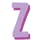 monogram-letter-Z-purple-large