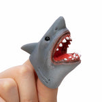 Shark baby finger puppet