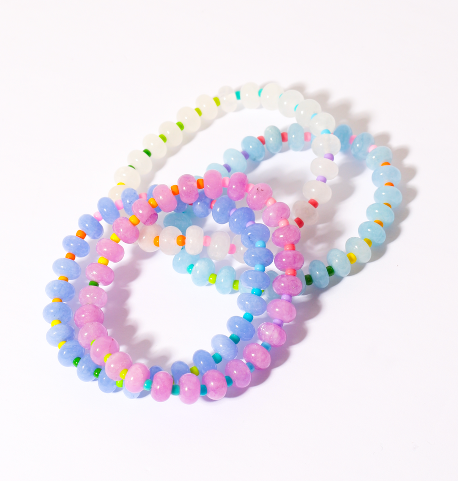 Stone Beads Bracelet, Icicle