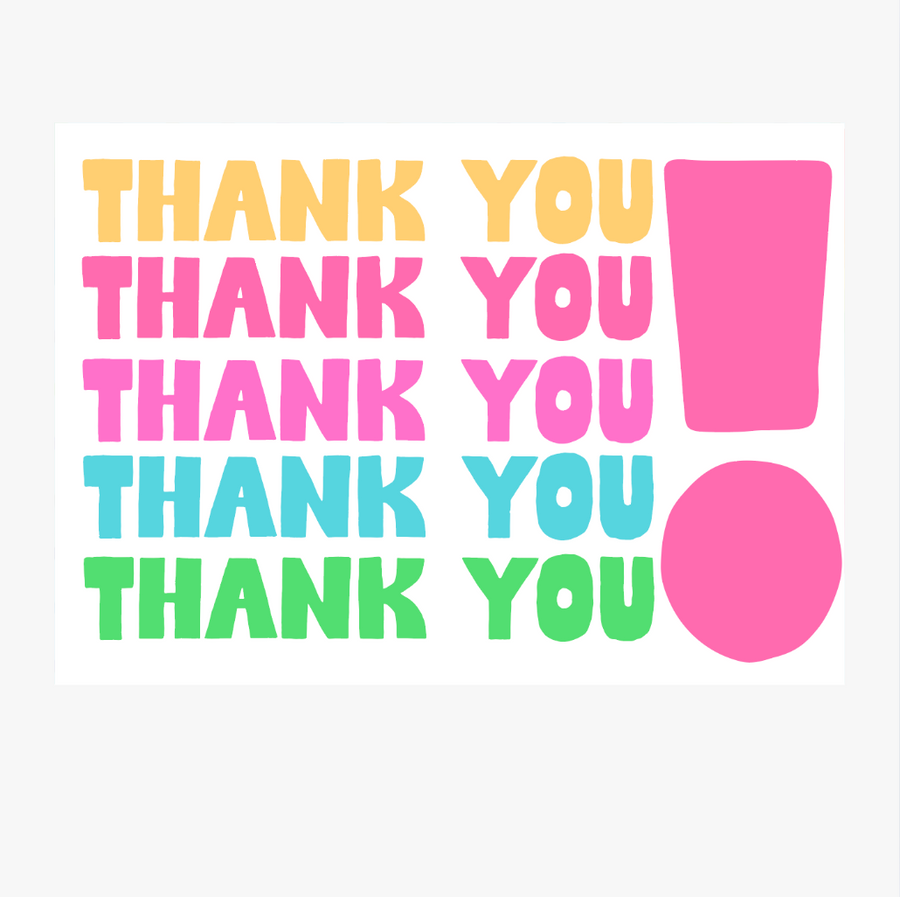 Thank You - Postcard